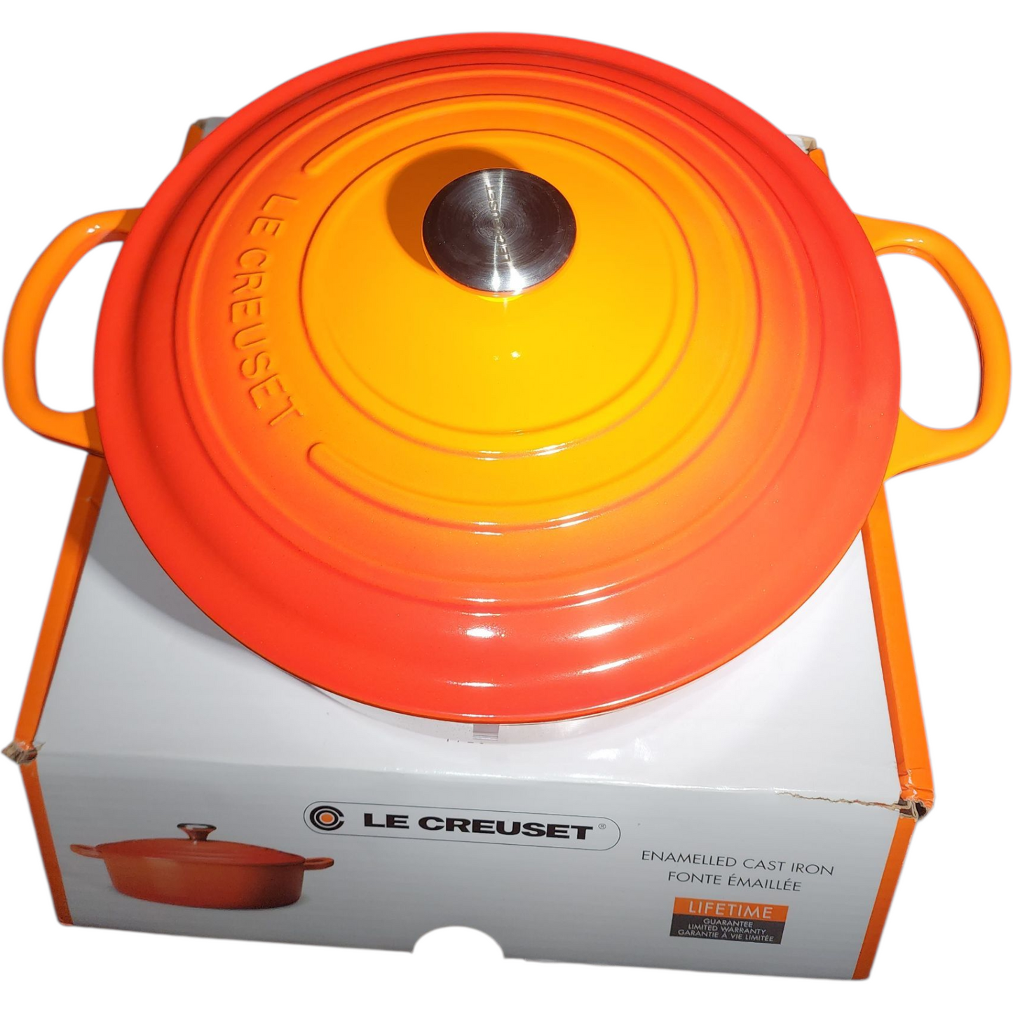 Le Creuset Signature Risotto Pot 6.75 QT Volcanic Flame