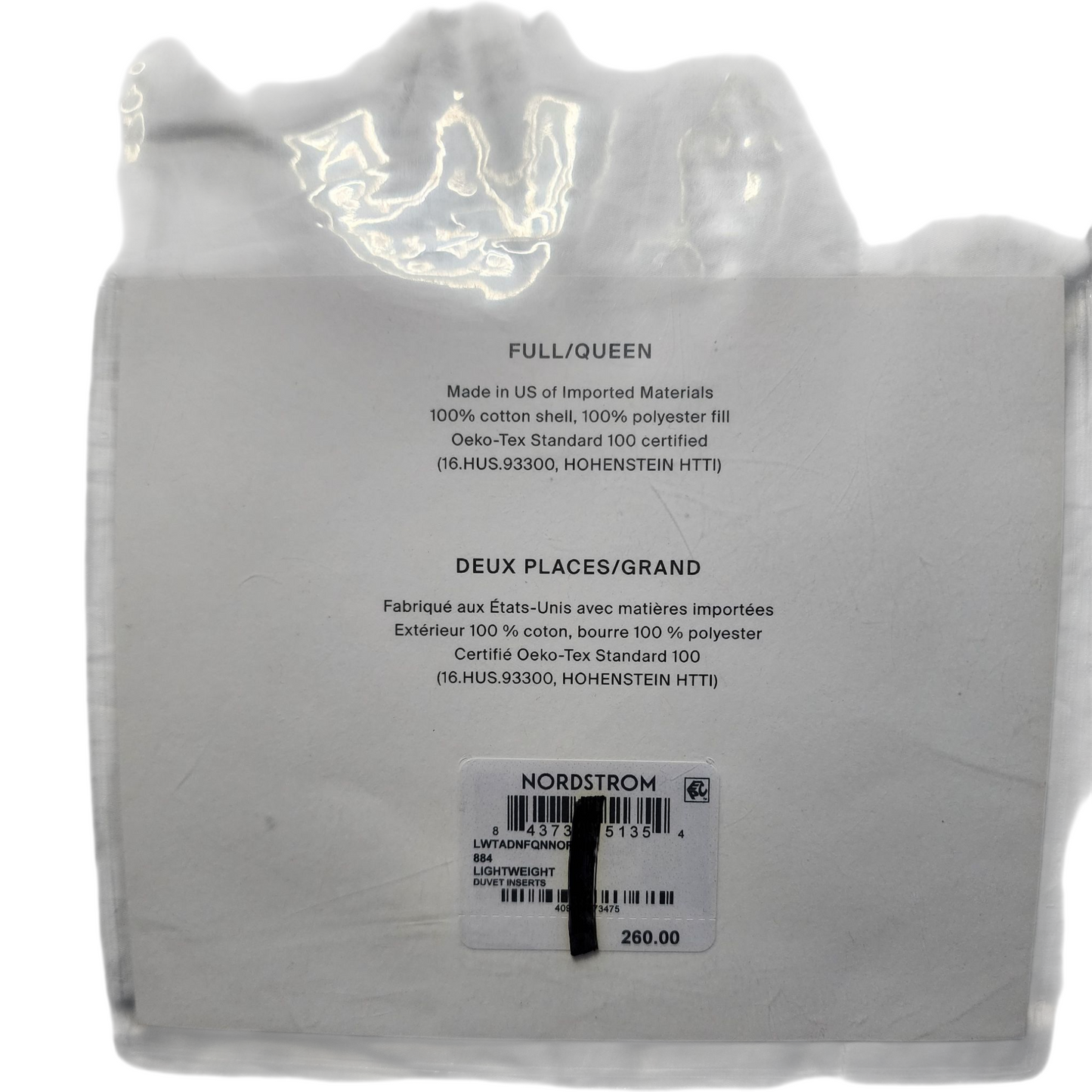 Parachute Lightweight Down-Alternative Duvet Insert – Full/Queen