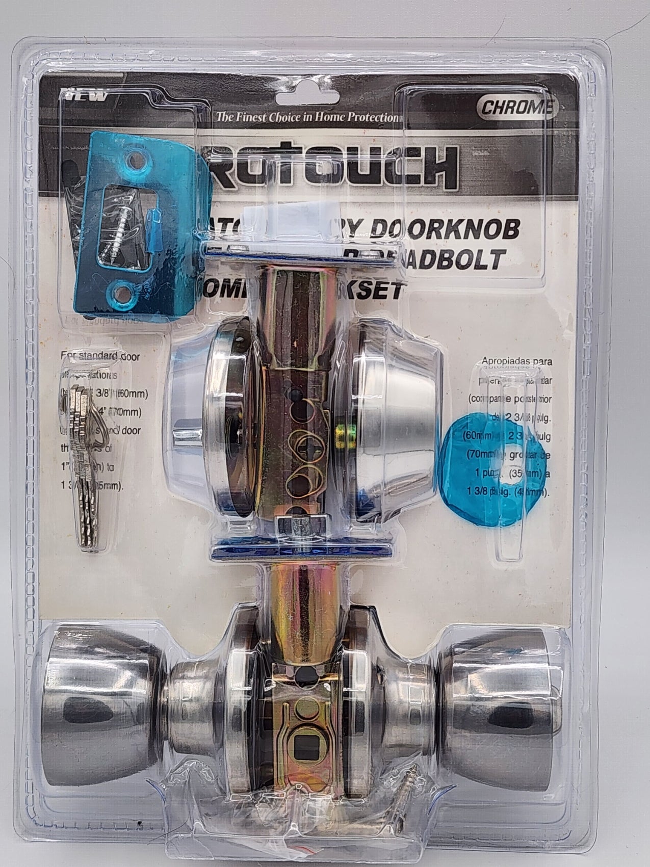 Twist latch entry doorknob
Single cylinder deadbolt
Combo lockset
Protouch brand
Door security
Keyed entry lock
Residential door hardware
Durable construction
Home safety
Easy installation