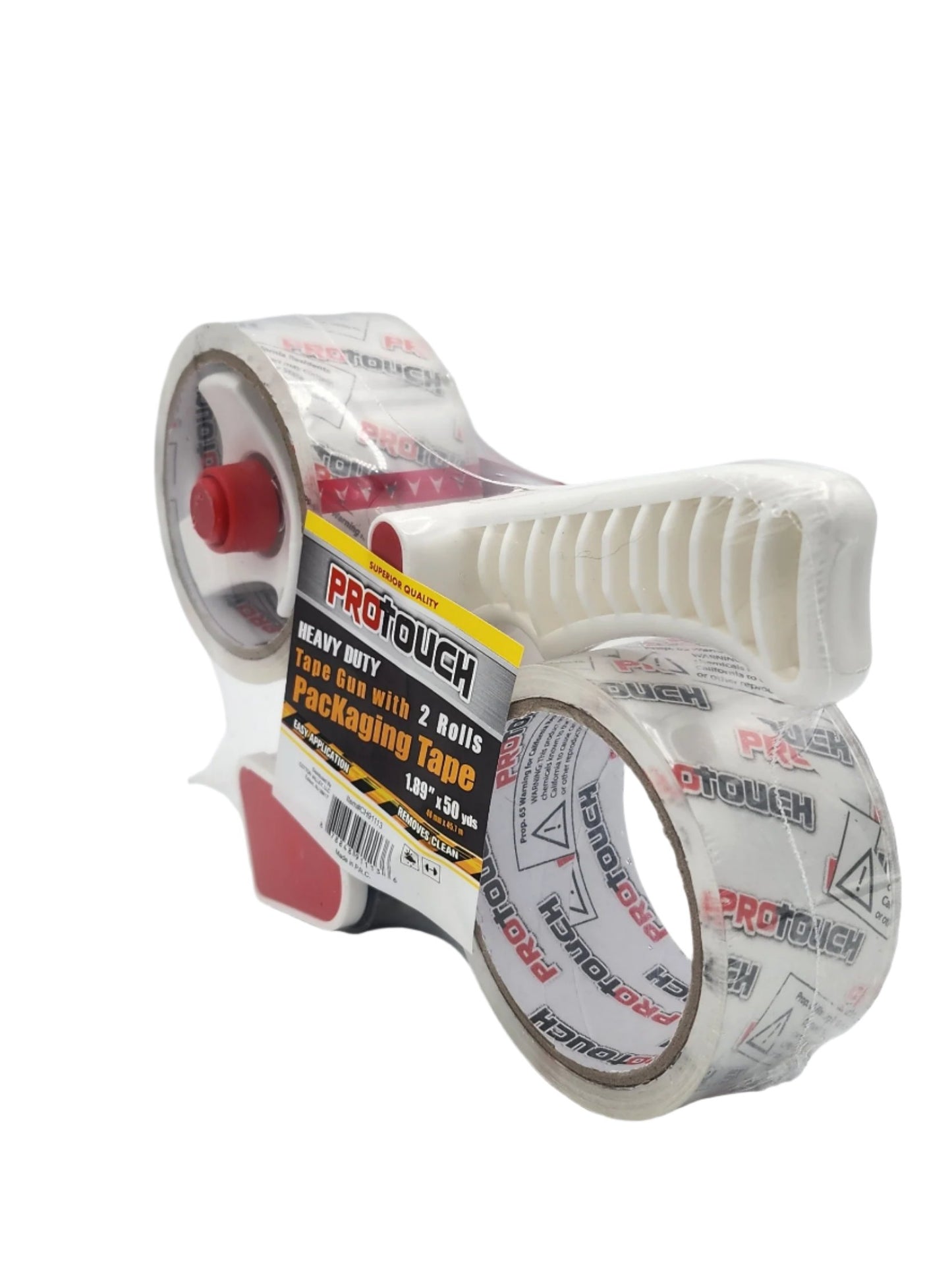 ProTouch Tape Dispenser & 2 Rolls of Clear Tape 2x50 YD