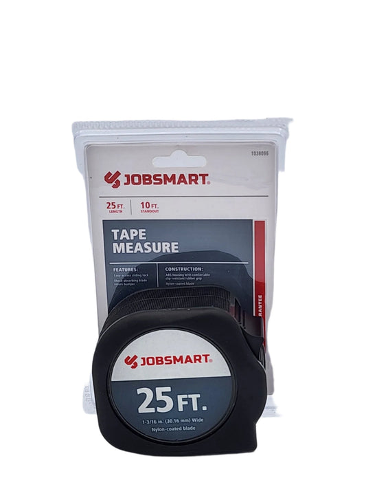 Jobsmart Tape measure 25'x 1-3/16" Nylon Coated Blade