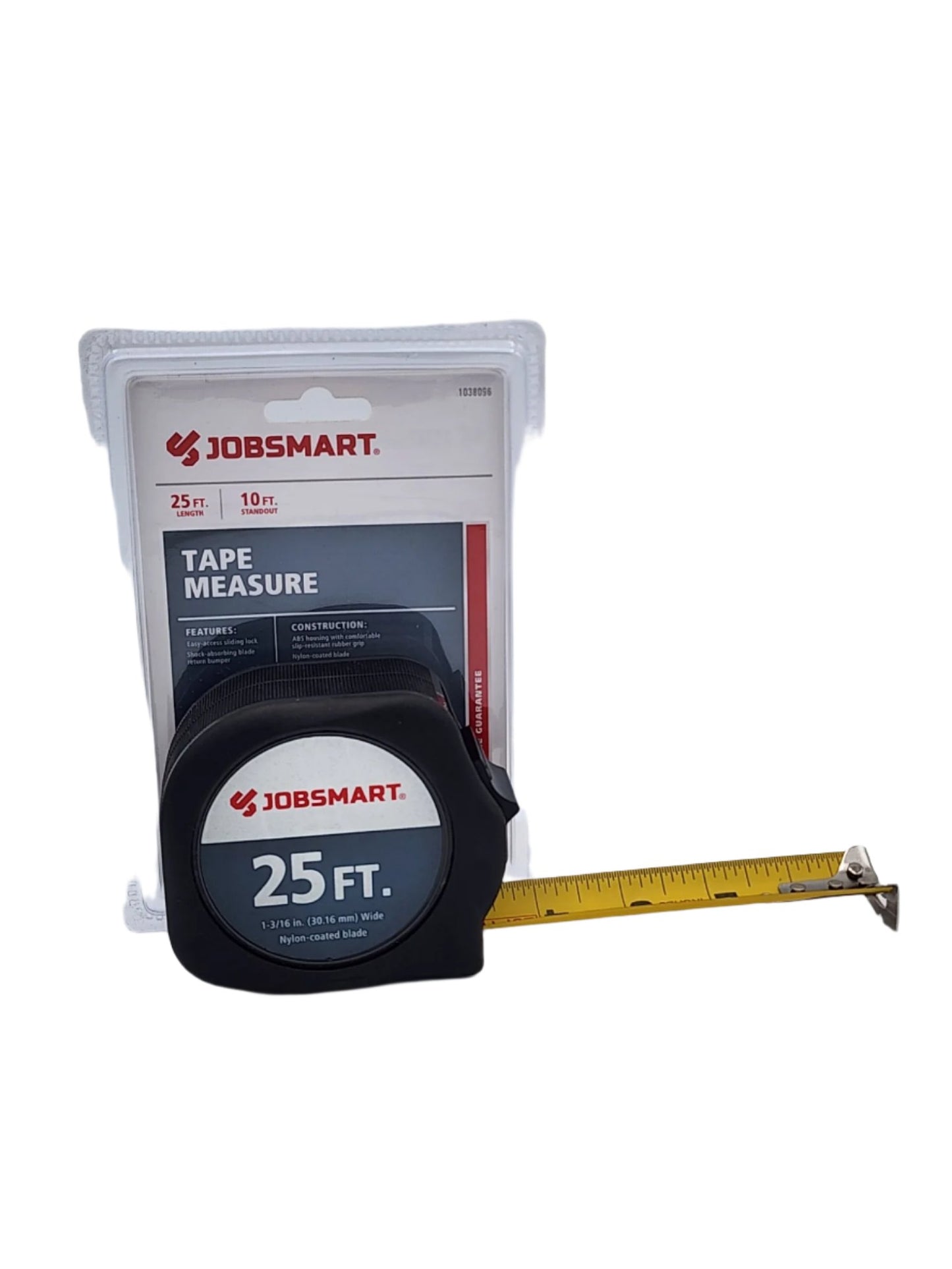 Jobsmart Tape measure 25'x 1-3/16" Nylon Coated Blade