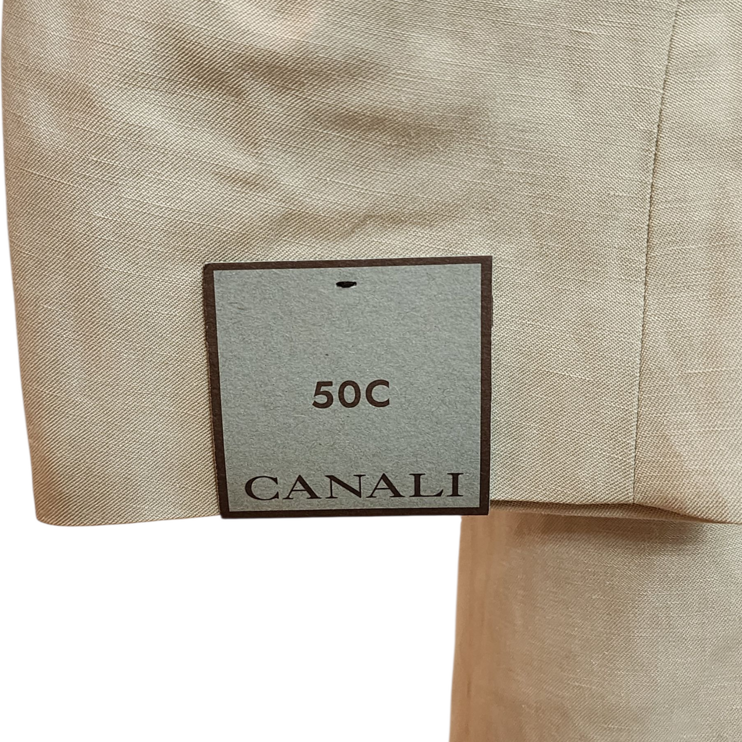 Canali Kei Tan Linen-Silk Blazer – Size IT 50 / US 40 – New, Floor Sample