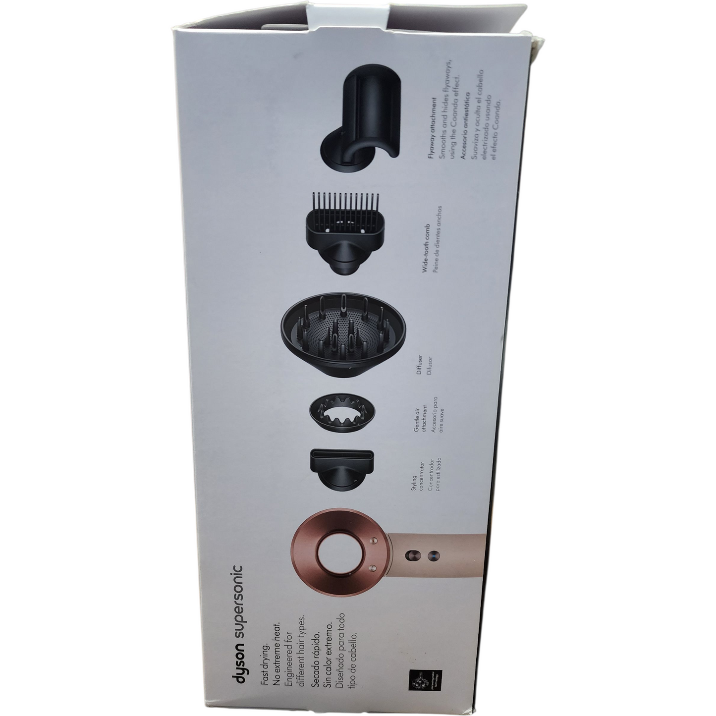 Dyson Supersonic Blow Dryer Pink/Rose Gold | New Open Box | Fast Drying, Heat Control