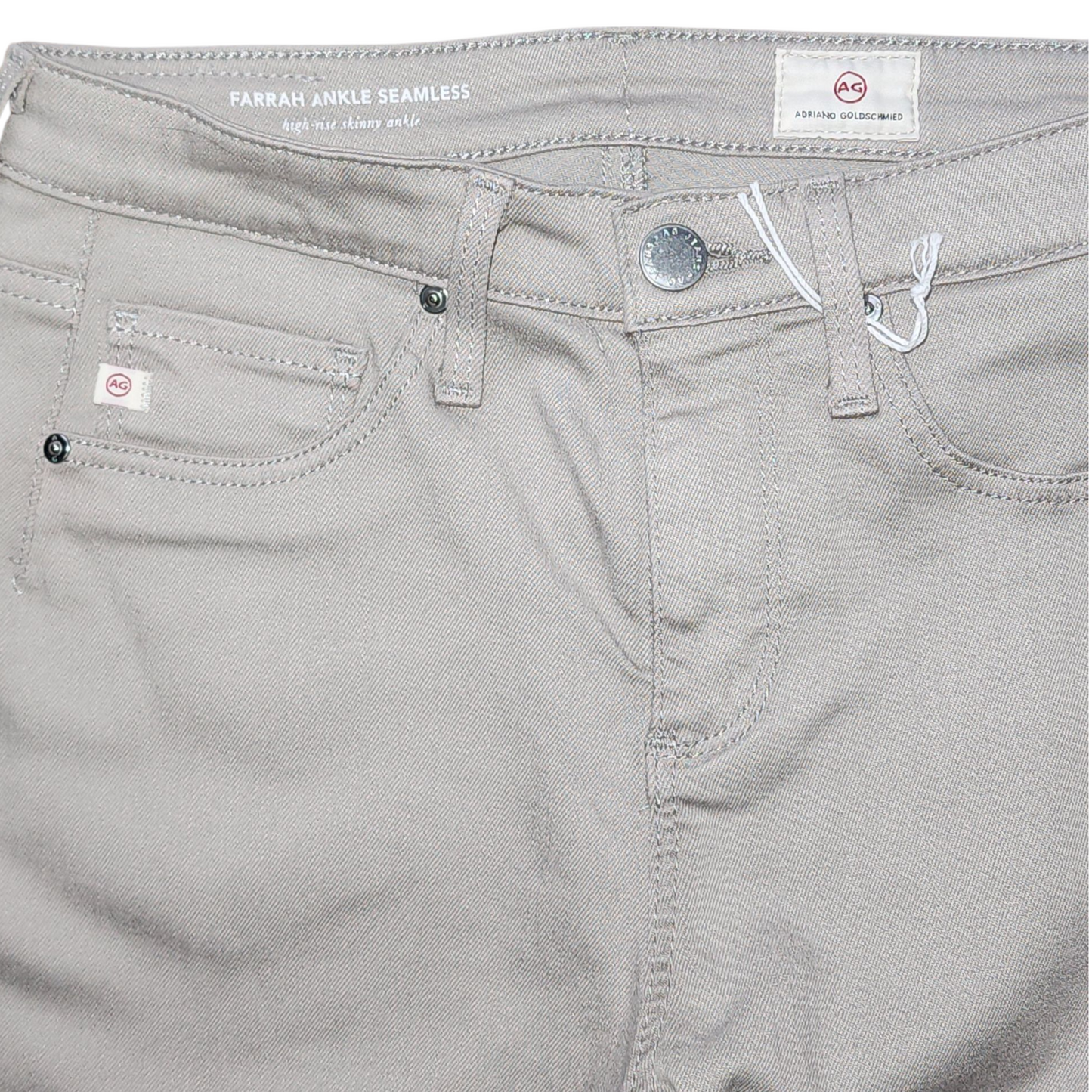 Jeans AG Farrah Ankle Seamless High Rise skinny Ankle size 25 Women, Gray color