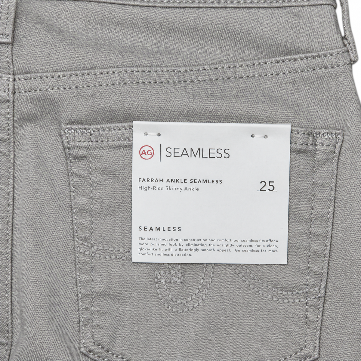 AG Farrah Ankle Seamless label size 25