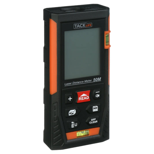 Tacklife Laser Distance Meter 164' HD-50 Test Measure& Inspect