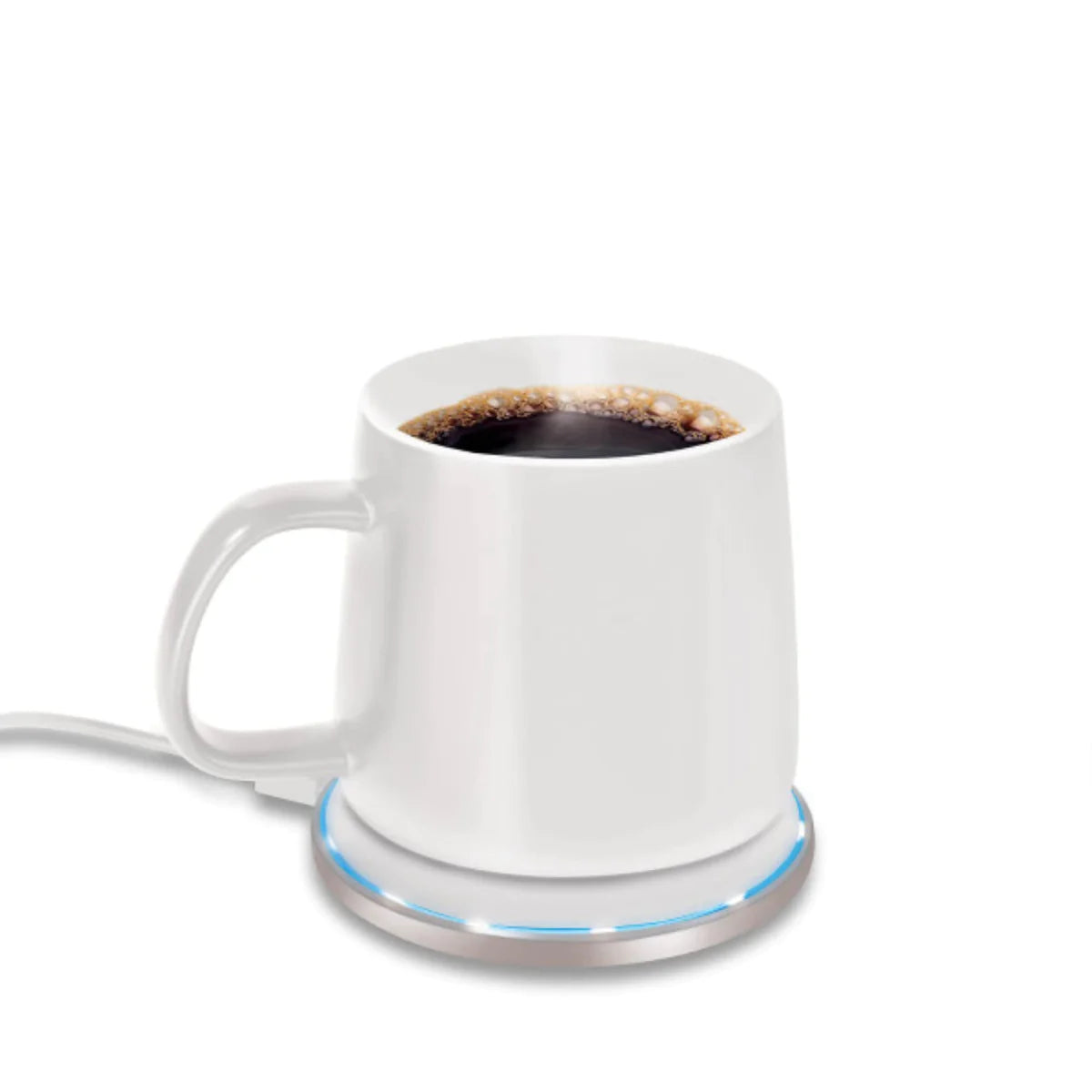 Lomi 2-in-1 smart mug warmer
QI wireless charger
Pink color
Mug warmer and charger combo
Desktop accessory
Coffee or tea warmer
Wireless charging pad
Modern design
Multi-functional gadget
Home or office use




