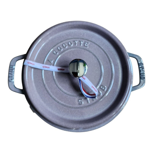 Staub Cast Iron 4 Qt Round Dutch Oven Cherry Blossom Color