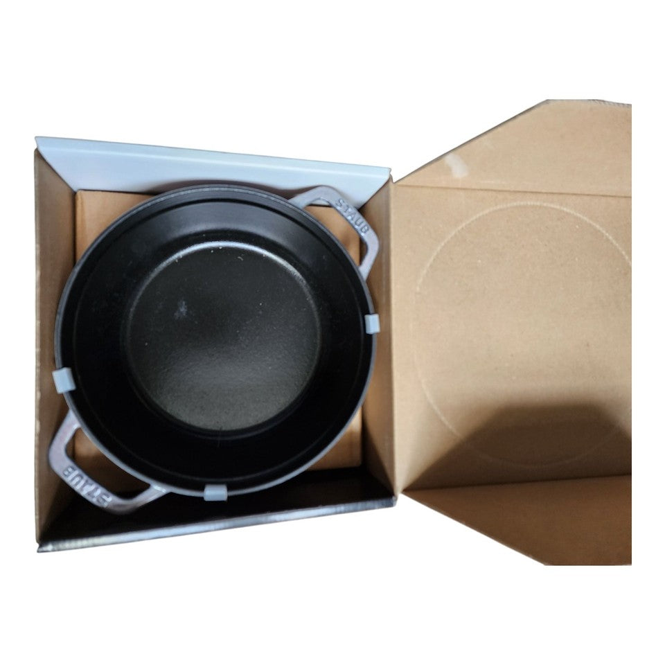 Staub Cast Iron 4 Qt Round Dutch Oven Cherry Blossom Color