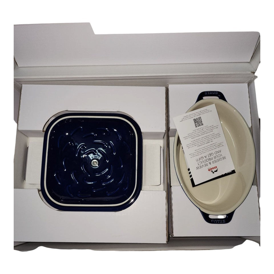 Staub Ceramic 3-pc Mixed Baking Dish Set