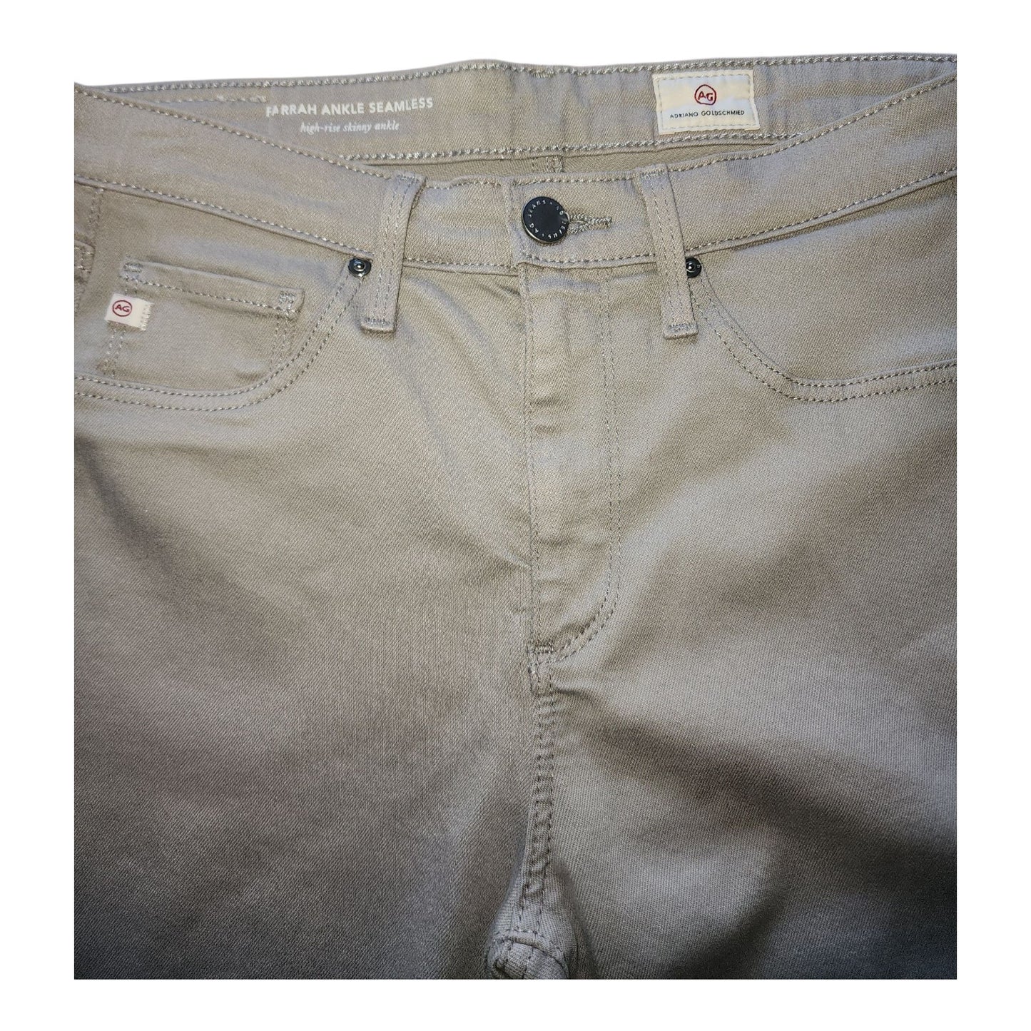 light grey jeans on white background