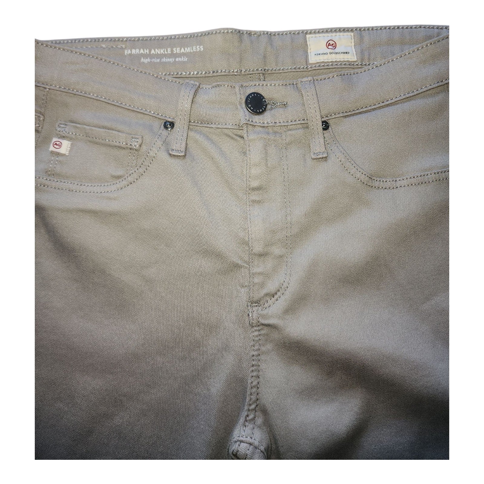 light grey jeans on white background