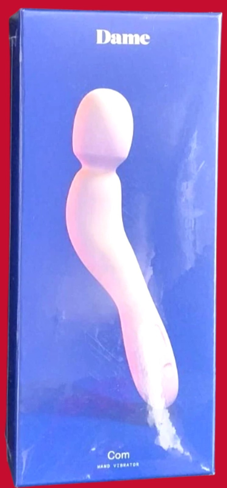 Vibrator Dame Com External Wand Brand New Pink Color