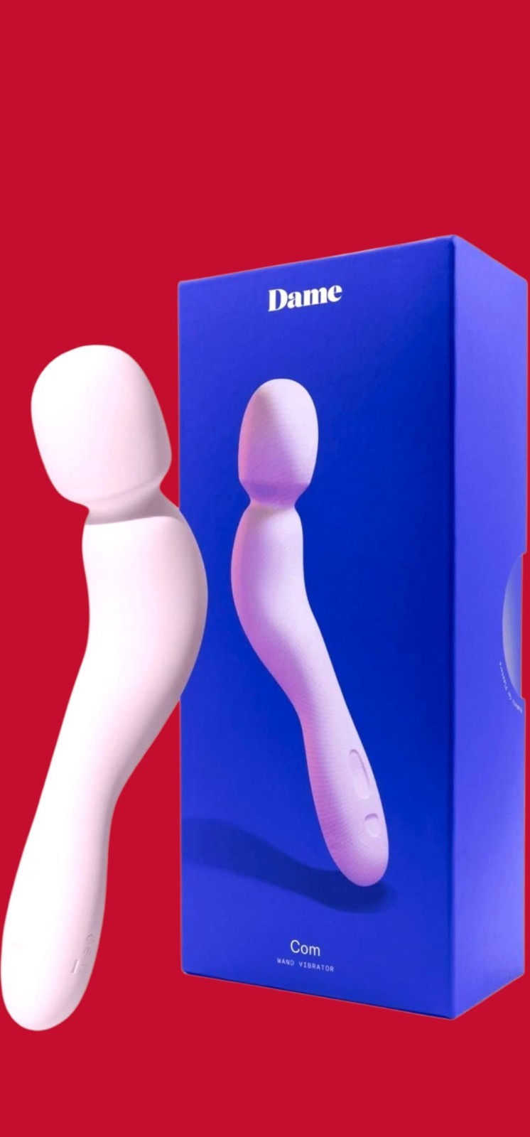 Vibrator Dame Com External Wand Brand New Pink Color